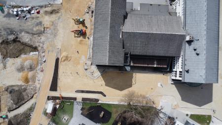 Izgradnja zunanjih površin med šolama (5)